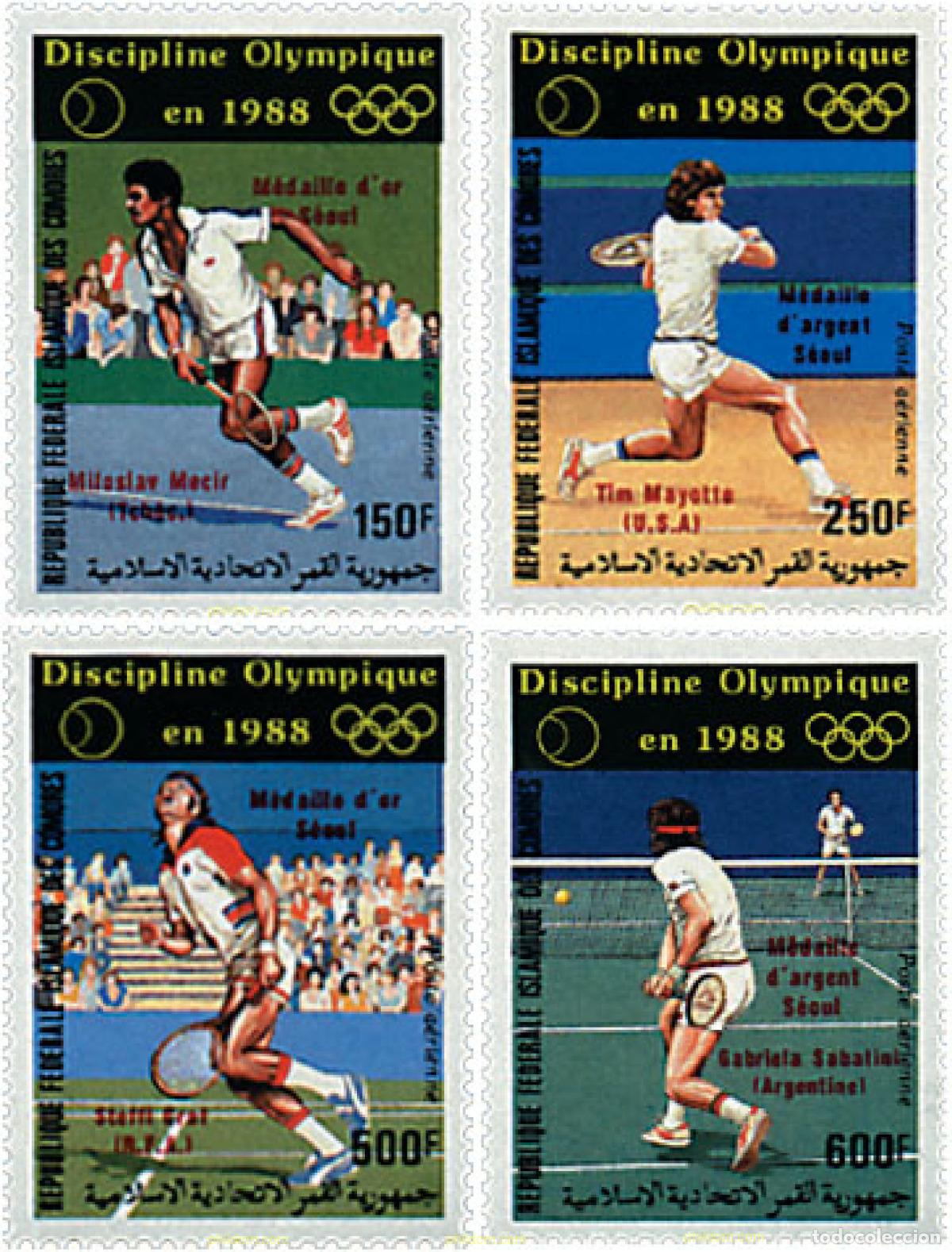 Sellos: 73119 MNH COMORES 1988 24 JUEGOS OLIMPICOS VERANO SEUL 1988