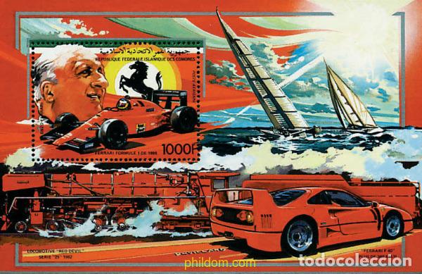 Sellos: 58485 MNH COMORES 1988 PERSONAJES