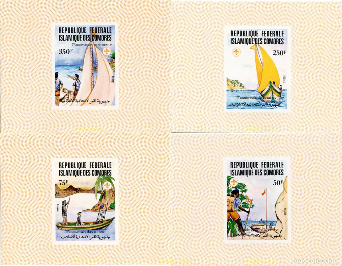Sellos: 22474 MNH COMORES 1982 75 ANIVERSARIO DEL ESCULTISMO