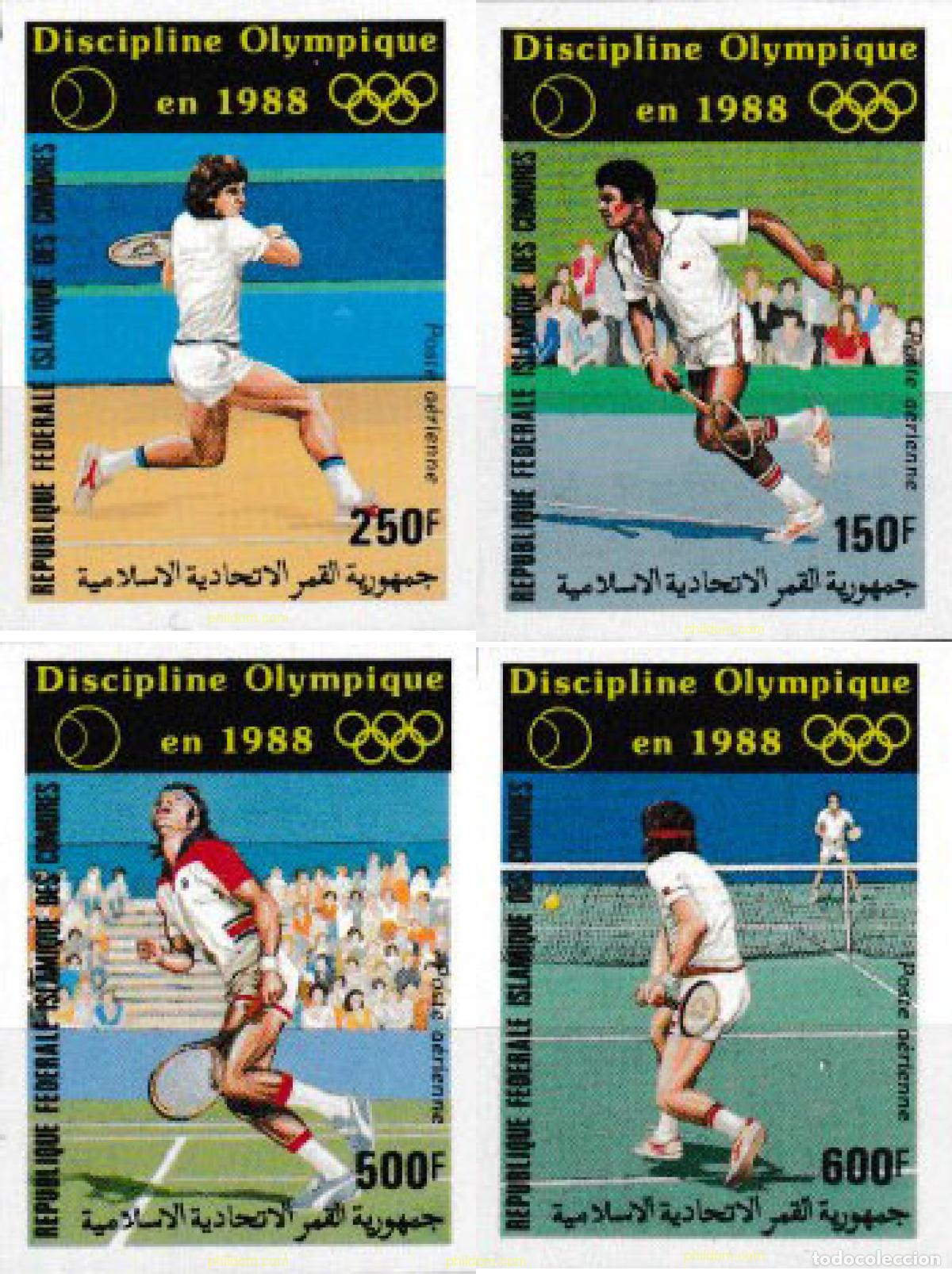 Sellos: 16530 MNH COMORES 1987 24 JUEGOS OLIMPICOS VERANO SEUL 1988