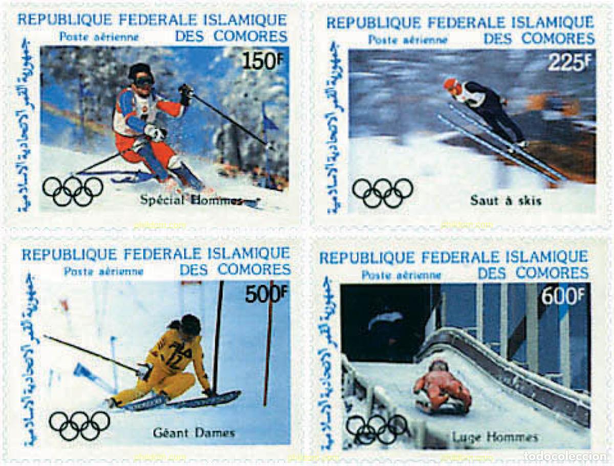 Sellos: 73113 MNH COMORES 1987 15 JUEGOS OLIMPICOS INVIERNO CALGARY 1988