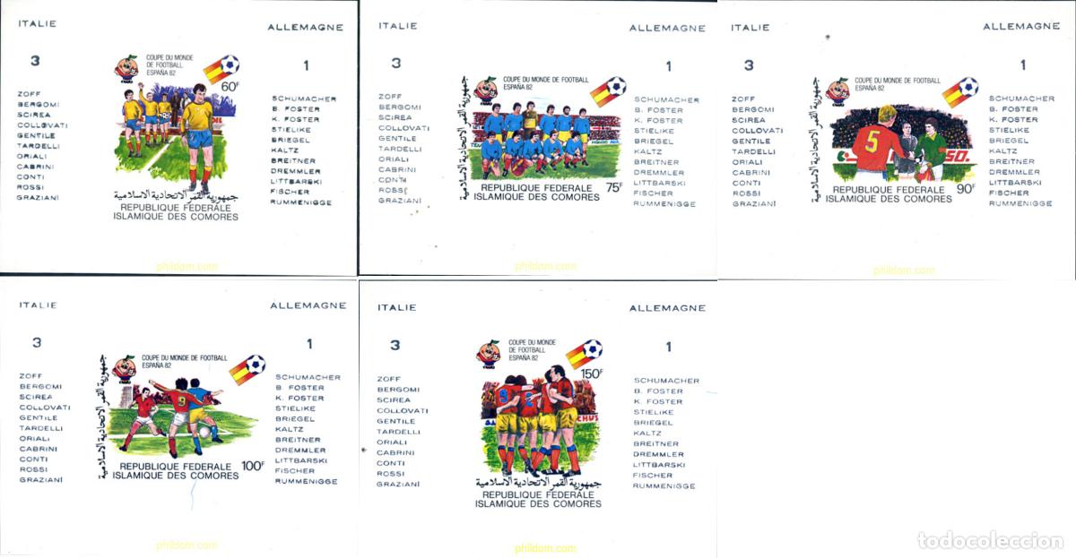 Sellos: 272167 MNH COMORES 1981 COPA DEL MUNDO DE FUTBOL. ESPA&Ntilde;A-82