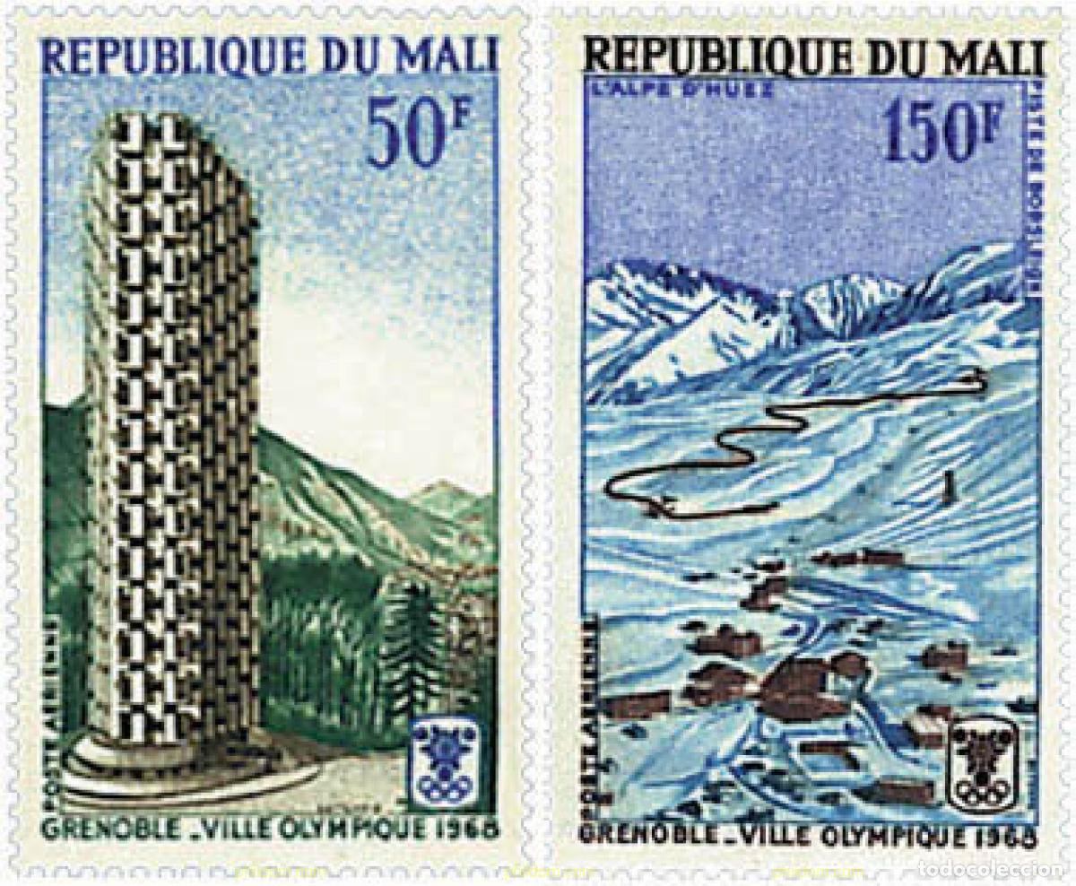 Sellos: 71265 MNH MALI 1968 10 JUEGOS OLIMPICOS INVIERNO GRENOBLE 1968