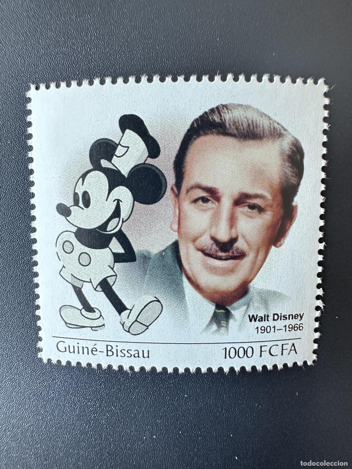 Sellos: Guinea Guinea-Bis&aacute;u 2023 Mi.? Sello de Mickey Mouse Maus Walt Disney