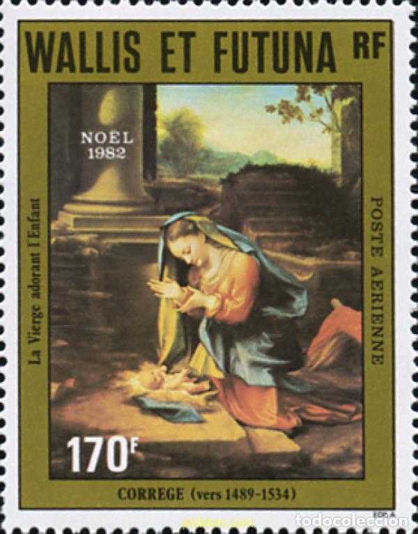 Sellos: 310052 MNH WALLIS Y FUTUNA 1982 NAVIDAD - PINTURAS