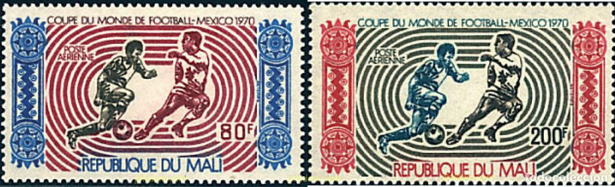 Sellos: 27582 MNH MALI 1970 COPA DEL MUNDO DE FUTBOL. MEXICO-70