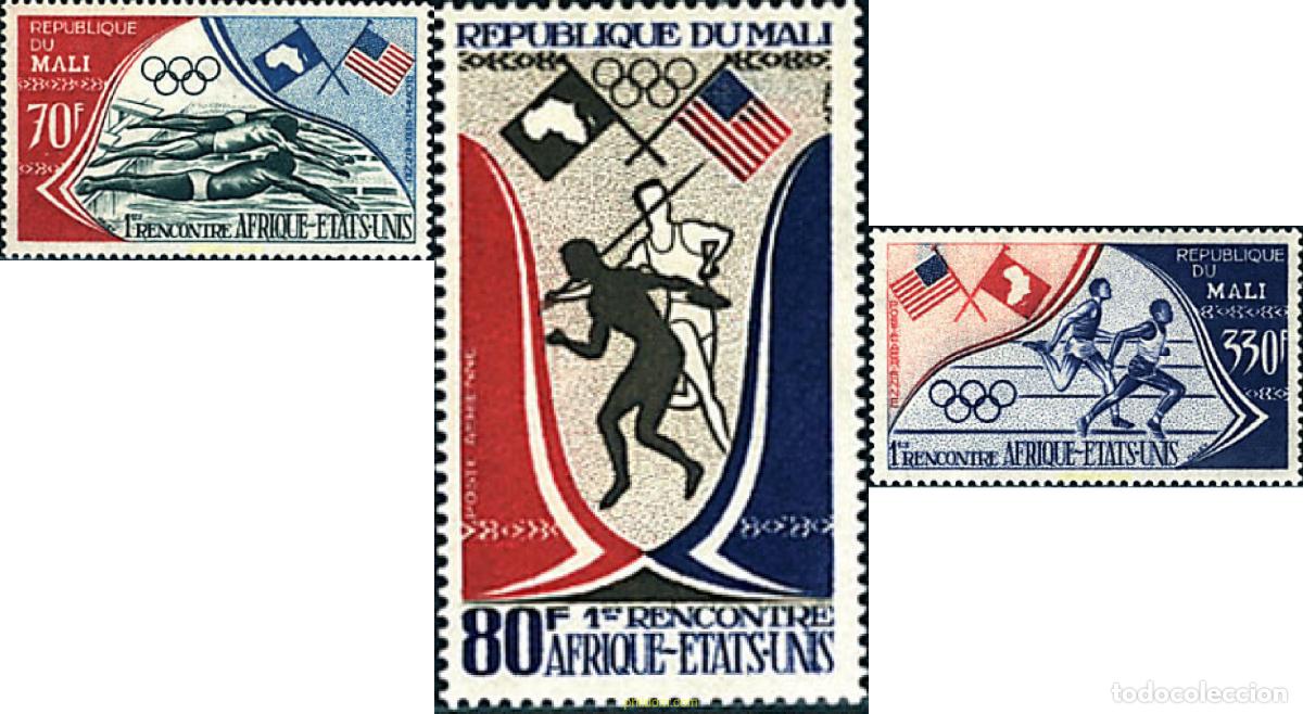 Sellos: 52801 MNH MALI 1973 1 ENCUENTRO DEPORTIVO AFRICA Y ESTADOS UNIDOS