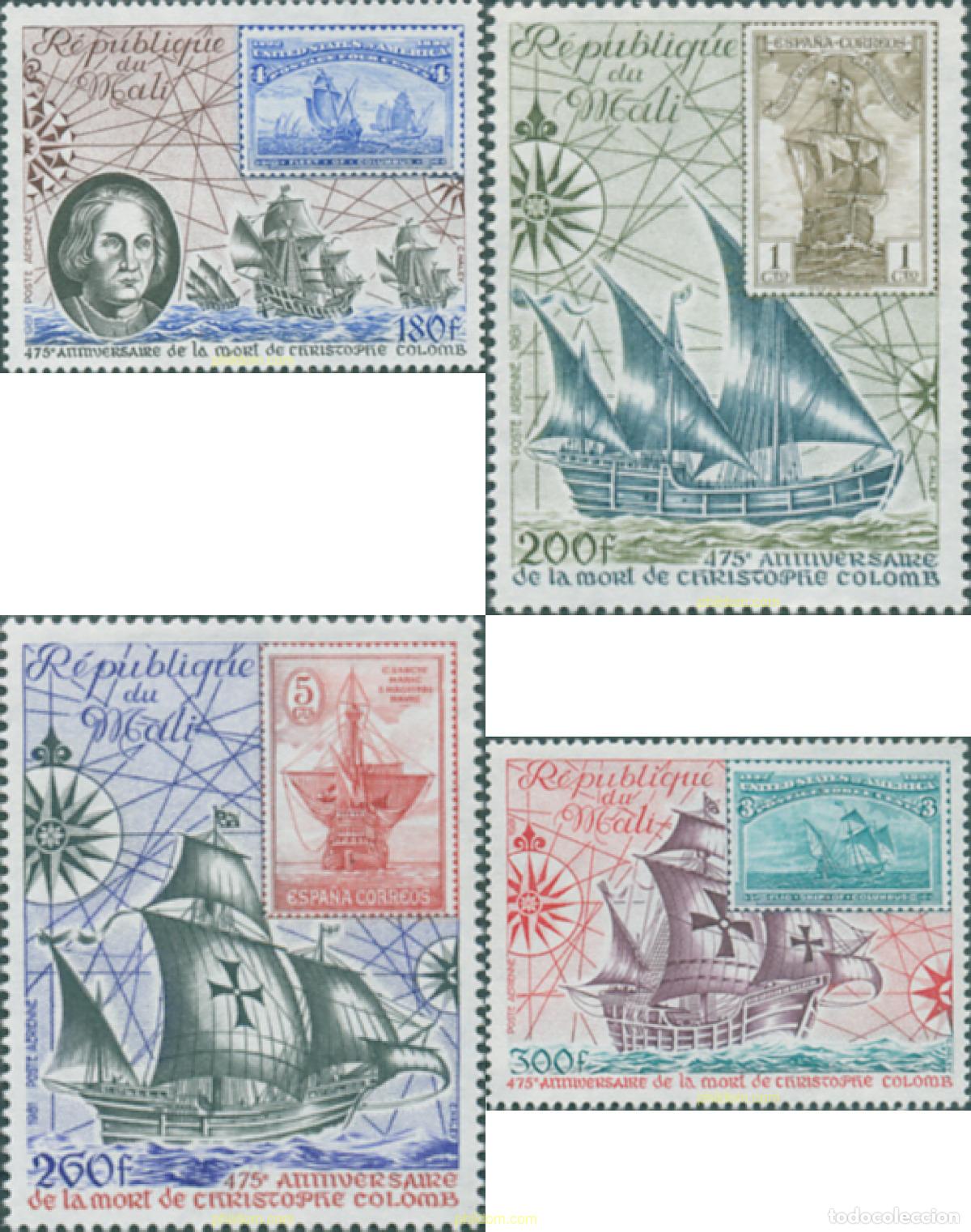 Selos: 38136 MNH MALI 1981 475 ANIVERSARIO DE LA MUERTE DE CRISTOBAL COLON