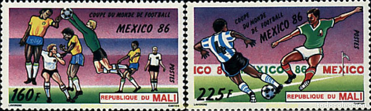 Selos: 73852 MNH MALI 1986 COPA DEL MUNDO DE FUTBOL. MEXICO-86