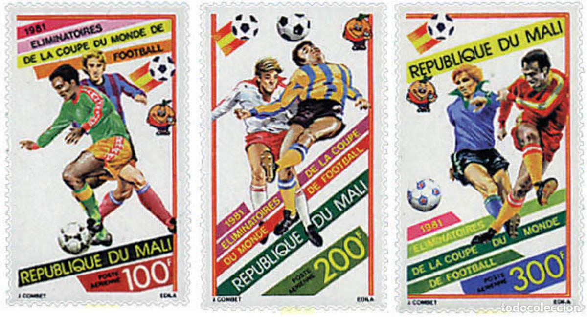 Selos: 27595 MNH MALI 1981 COPA DEL MUNDO DE FUTBOL. ESPA&Ntilde;A-82