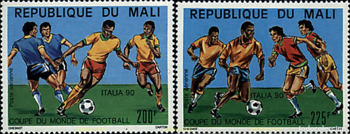 Sellos: 27609 MNH MALI 1990 COPA DEL MUNDO DE FUTBOL. ITALIA-90