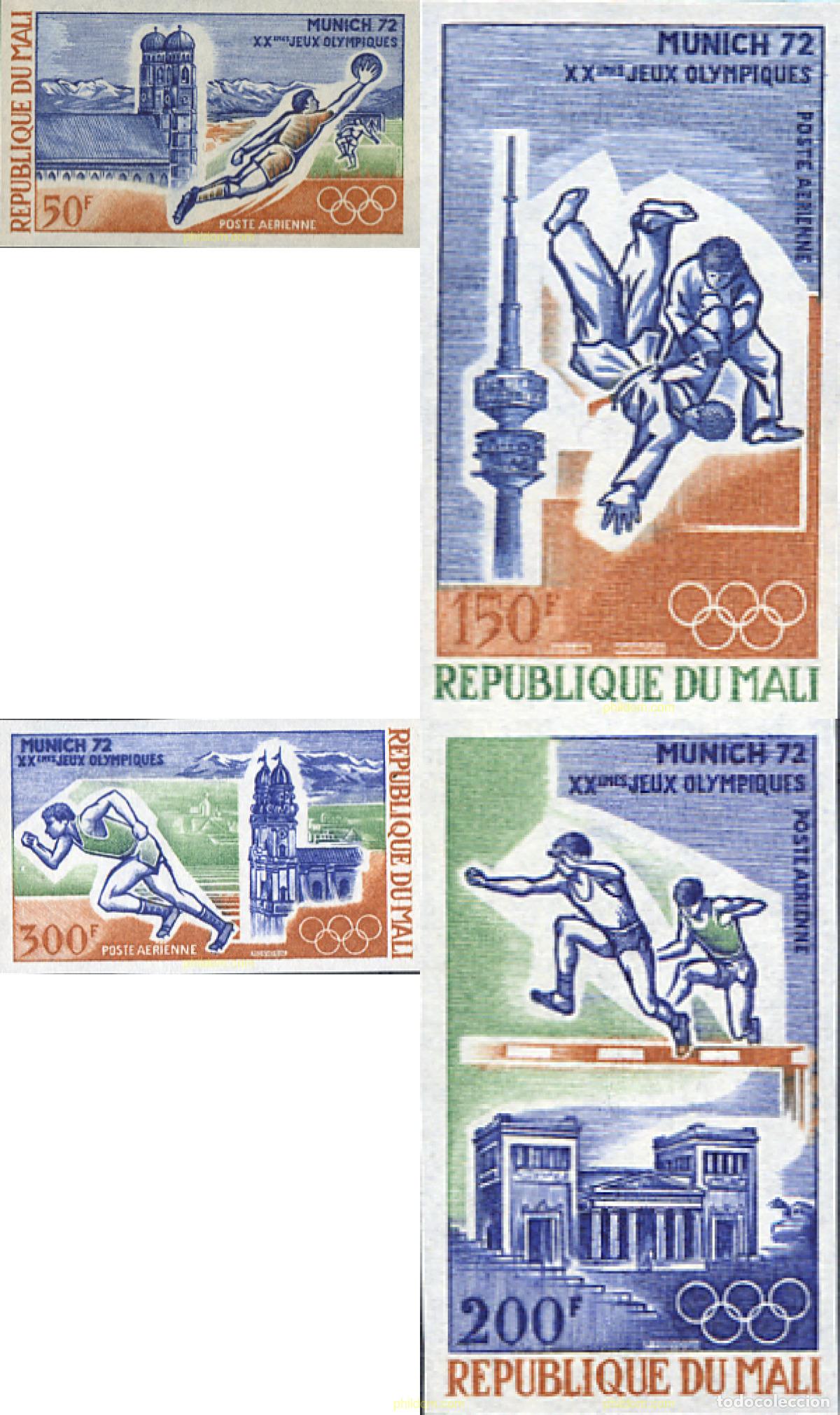 Sellos: 257435 MNH MALI 1972 20 JUEGOS OLIMPICOS VERANO MUNICH 1972