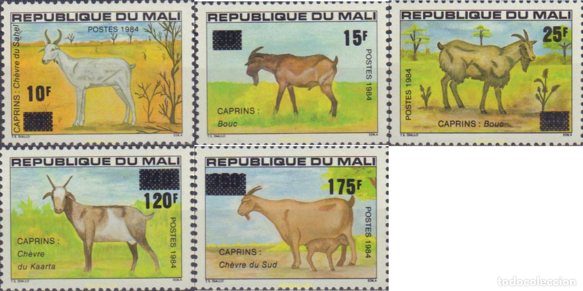 Sellos: 592796 MNH MALI 1984 SERIE BASICA