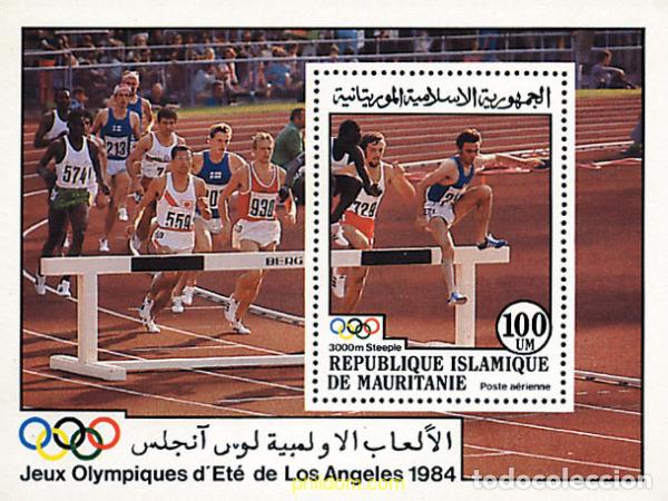 Sellos: 54399 MNH MAURITANIA 1984 23 JUEGOS OLIMPICOS VERANO LOS ANGELES 1984