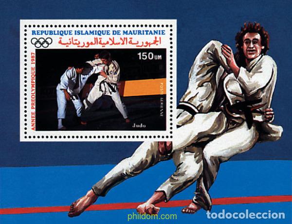Sellos: 68817 MNH MAURITANIA 1987 24 JUEGOS OLIMPICOS VERANO SEUL 1988