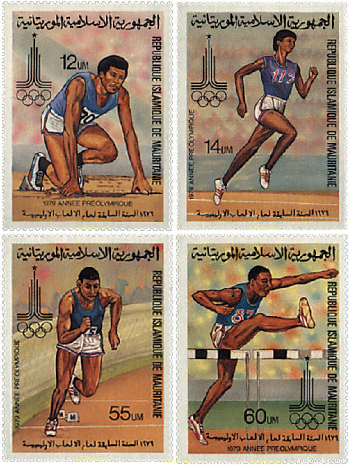 Francobolli: 71296 MNH MAURITANIA 1979 22 JUEGOS OLIMPICOS VERANO MOSCU 1980