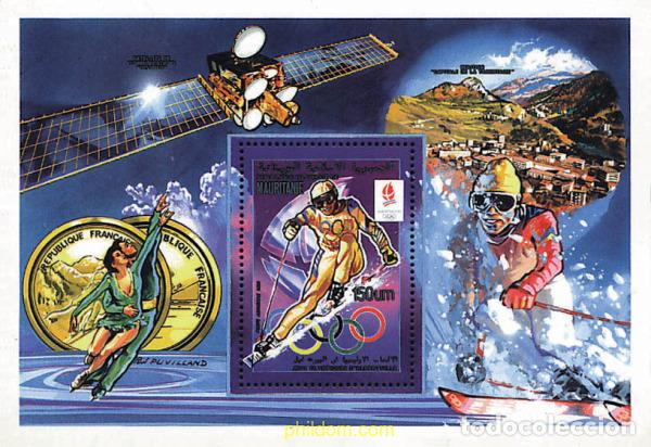 Selos: 71332 MNH MAURITANIA 1990 16 JUEGOS OLIMPICOS INVIERNO ALBERTVILLE 1992