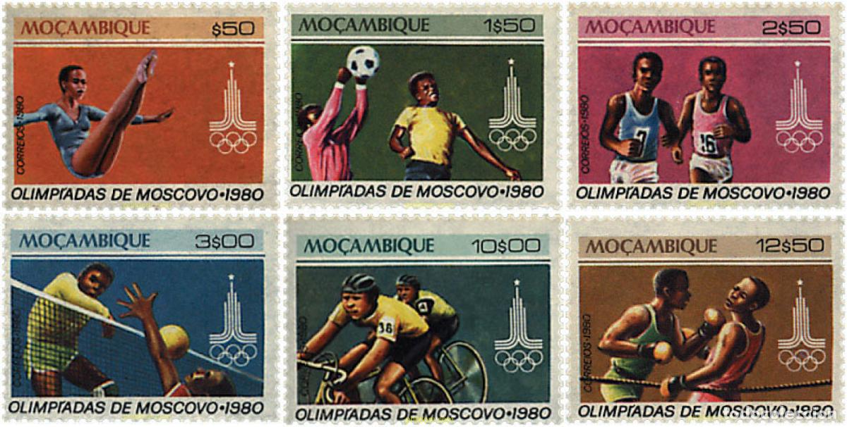 Sellos: 27628 MNH MOZAMBIQUE 1980 22 JUEGOS OLIMPICOS VERANO MOSCU 1980