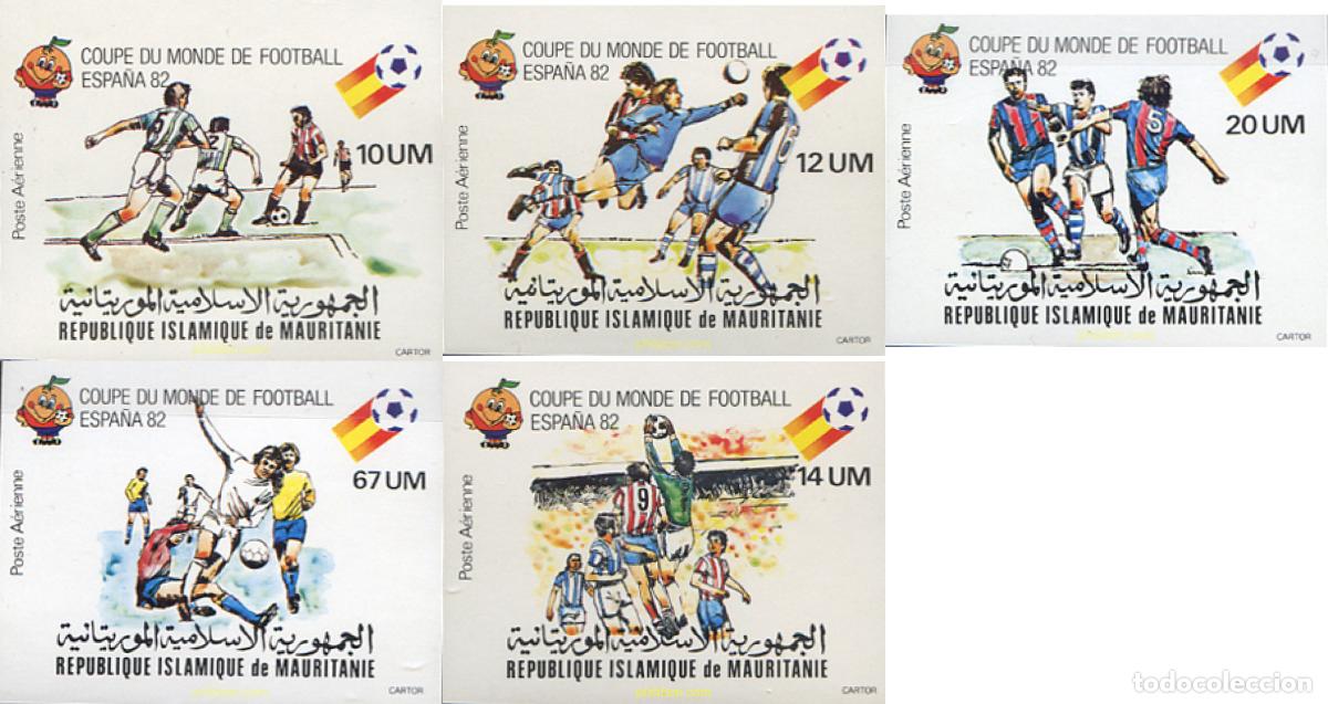 Francobolli: 14491 MNH MAURITANIA 1980 COPA DEL MUNDO DE FUTBOL. ESPA&Ntilde;A-82