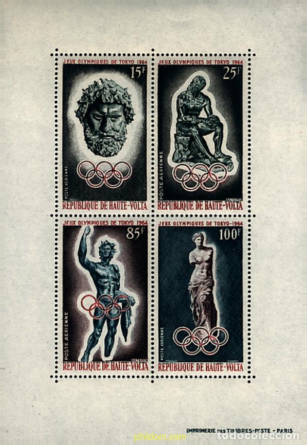Francobolli: 34872 MNH ALTO VOLTA 1964 18 JUEGOS OLIMPICOS VERANO TOKIO 1964