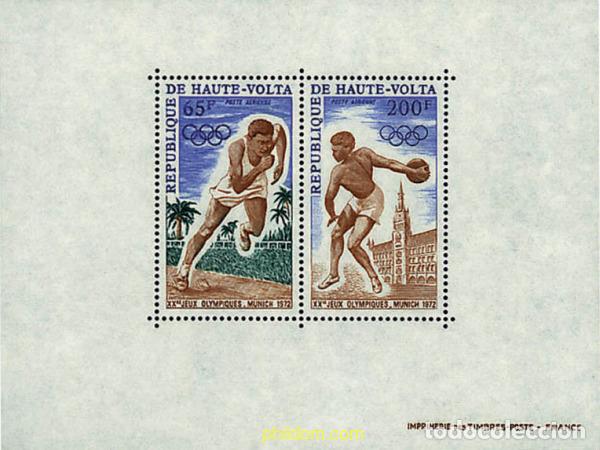 Francobolli: 34882 MNH ALTO VOLTA 1972 20 JUEGOS OLIMPICOS VERANO MUNICH 1972