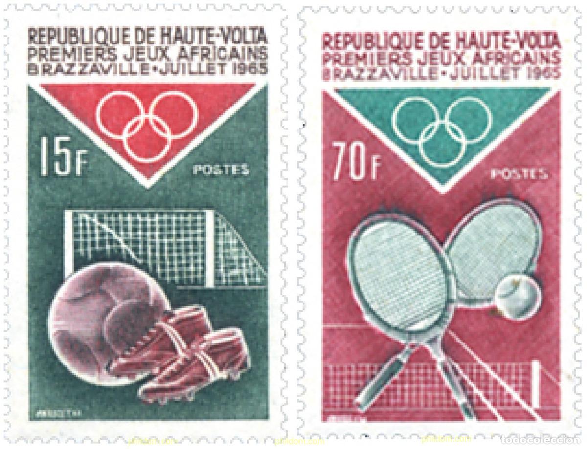 Stamps: 639502 MNH ALTO VOLTA 1965 JUEGOS AFRICANOS EN BRAZAVILLE