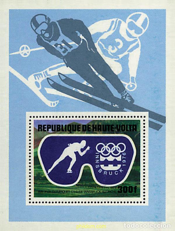 Stamps: 70481 MNH ALTO VOLTA 1975 12 JUEGOS OLIMPICOS INVIERNO INNSBRUCK 1976