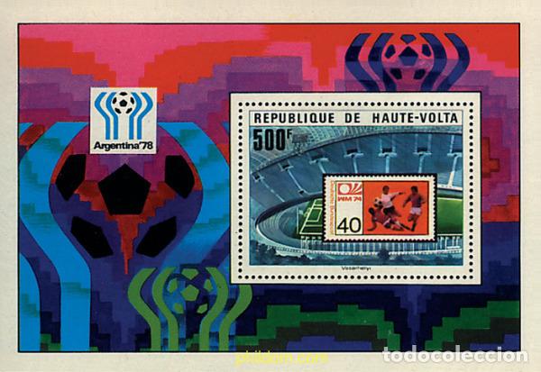 Stamps: 34880 MNH ALTO VOLTA 1977 COPA DEL MUNDO DE FUTBOL. ARGENTINA-78