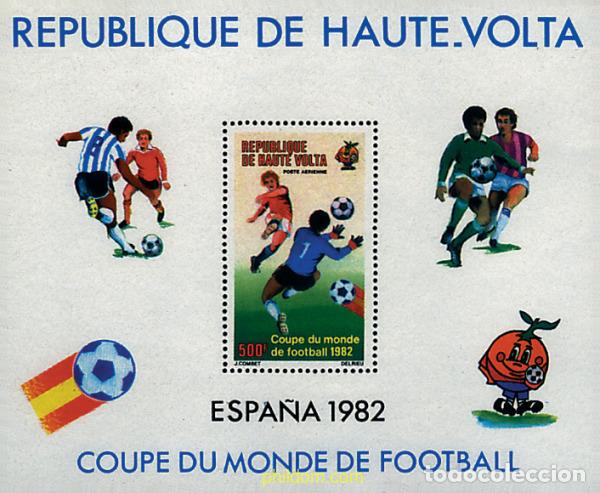 Stamps: 34885 MNH ALTO VOLTA 1982 COPA DEL MUNDO DE FUTBOL. ESPA&Ntilde;A-82