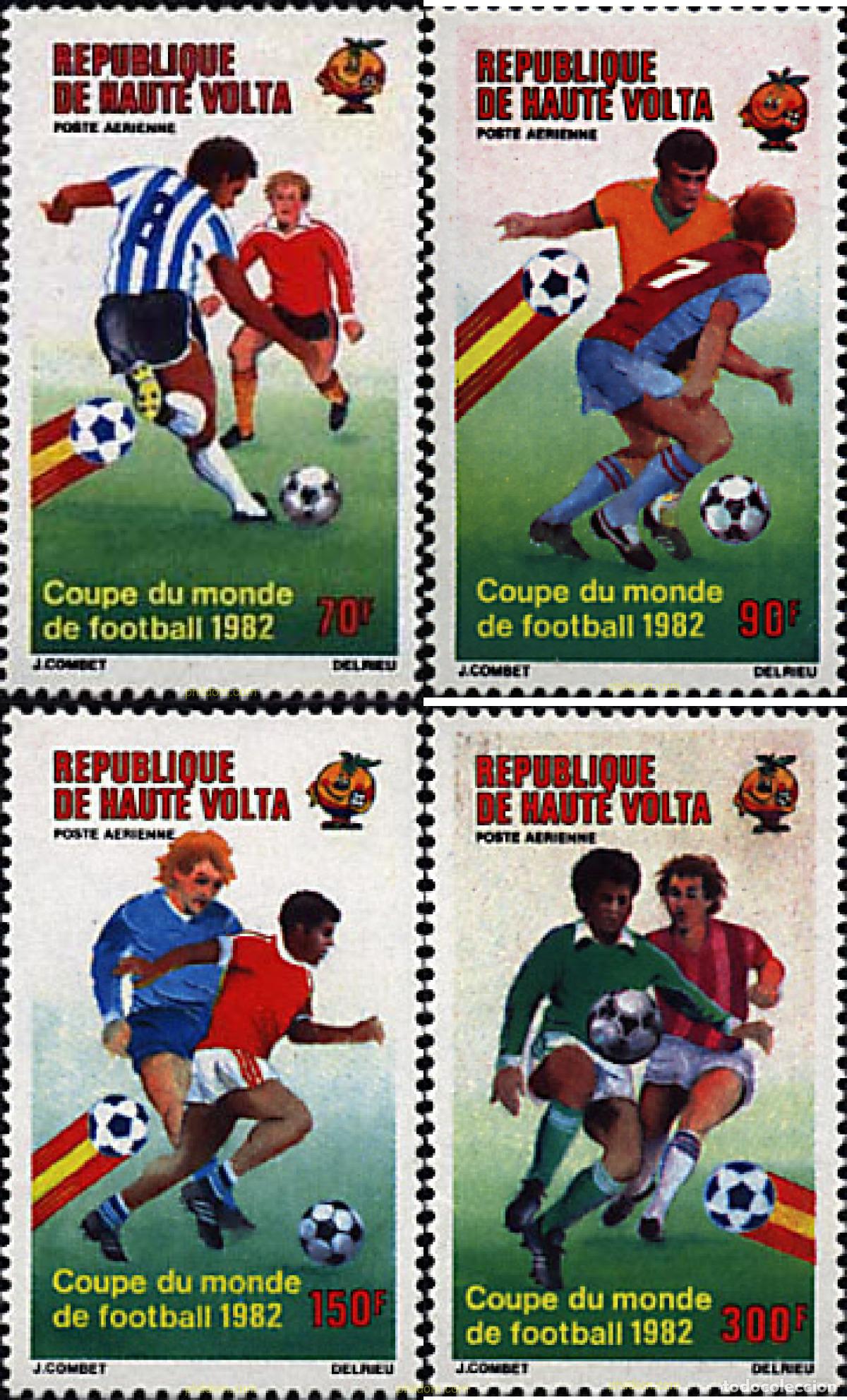 Francobolli: 69945 MNH ALTO VOLTA 1982 COPA DEL MUNDO DE FUTBOL. ESPA&Ntilde;A-82