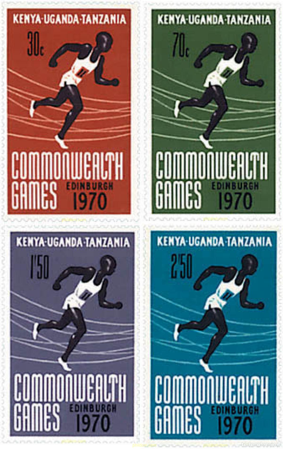 Briefmarken: 38909 MNH ESTE AFRICANO 1970 9 JUEGOS DEPORTIVOS DE LA COMMONWEALTH EN EDIMBURGO
