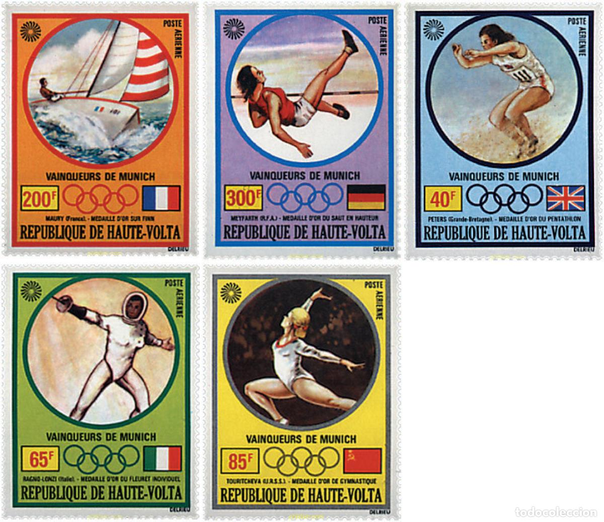 Timbres: 203027 MNH ALTO VOLTA 1972 20 JUEGOS OLIMPICOS VERANO MUNICH 1972