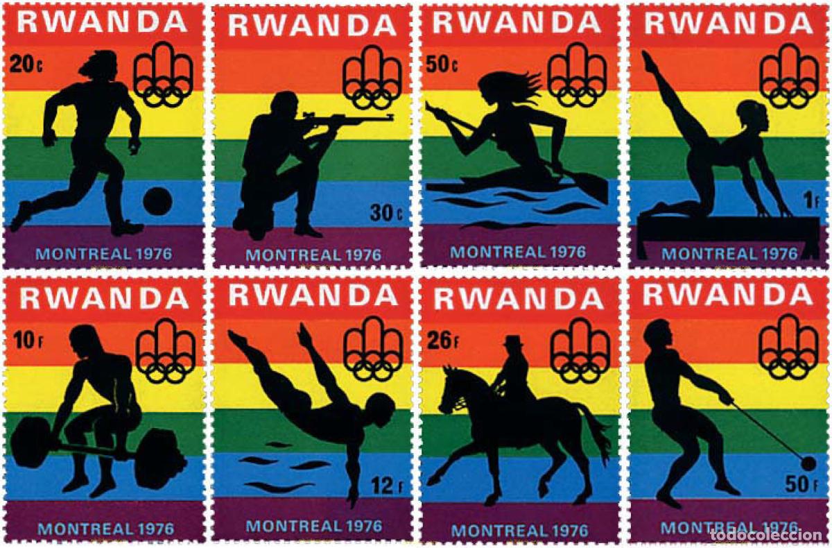 Francobolli: 56520 MNH RUANDA 1976 21 JUEGOS OLIMPICOS VERANO MONTREAL 1976