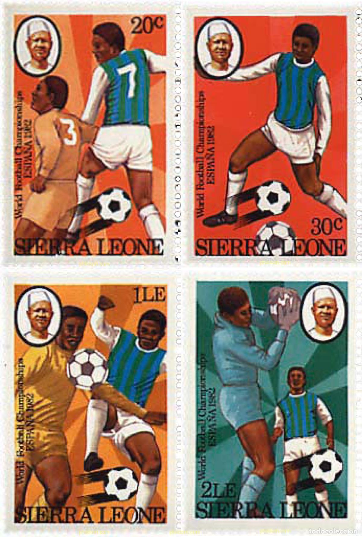 Francobolli: 583658 MNH SIERRA LEONA 1982 COPA DEL MUNDO DE FUTBOL. ESPA&Ntilde;A-82