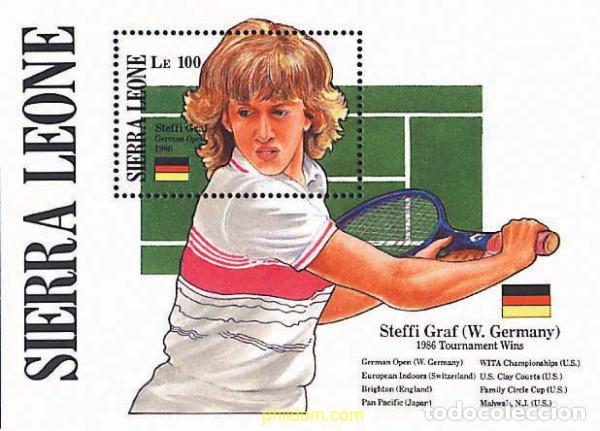 Sellos: 361958 MNH SIERRA LEONA 1987 TENIS