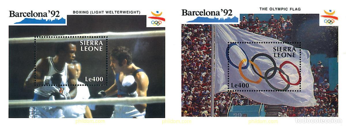 Sellos: 92166 MNH SIERRA LEONA 1990 25 JUEGOS OLIMPICOS VERANO BARCELONA 1992