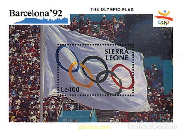 Sellos: 258034 MNH SIERRA LEONA 1990 25 JUEGOS OLIMPICOS VERANO BARCELONA 1992