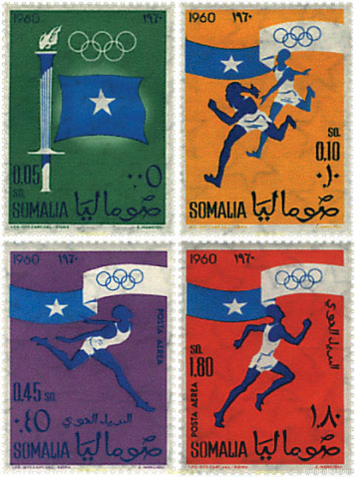 Sellos: 229488 HINGED SOMALIA 1960 17 JUEGOS OLIMPICOS VERANO ROMA 1960