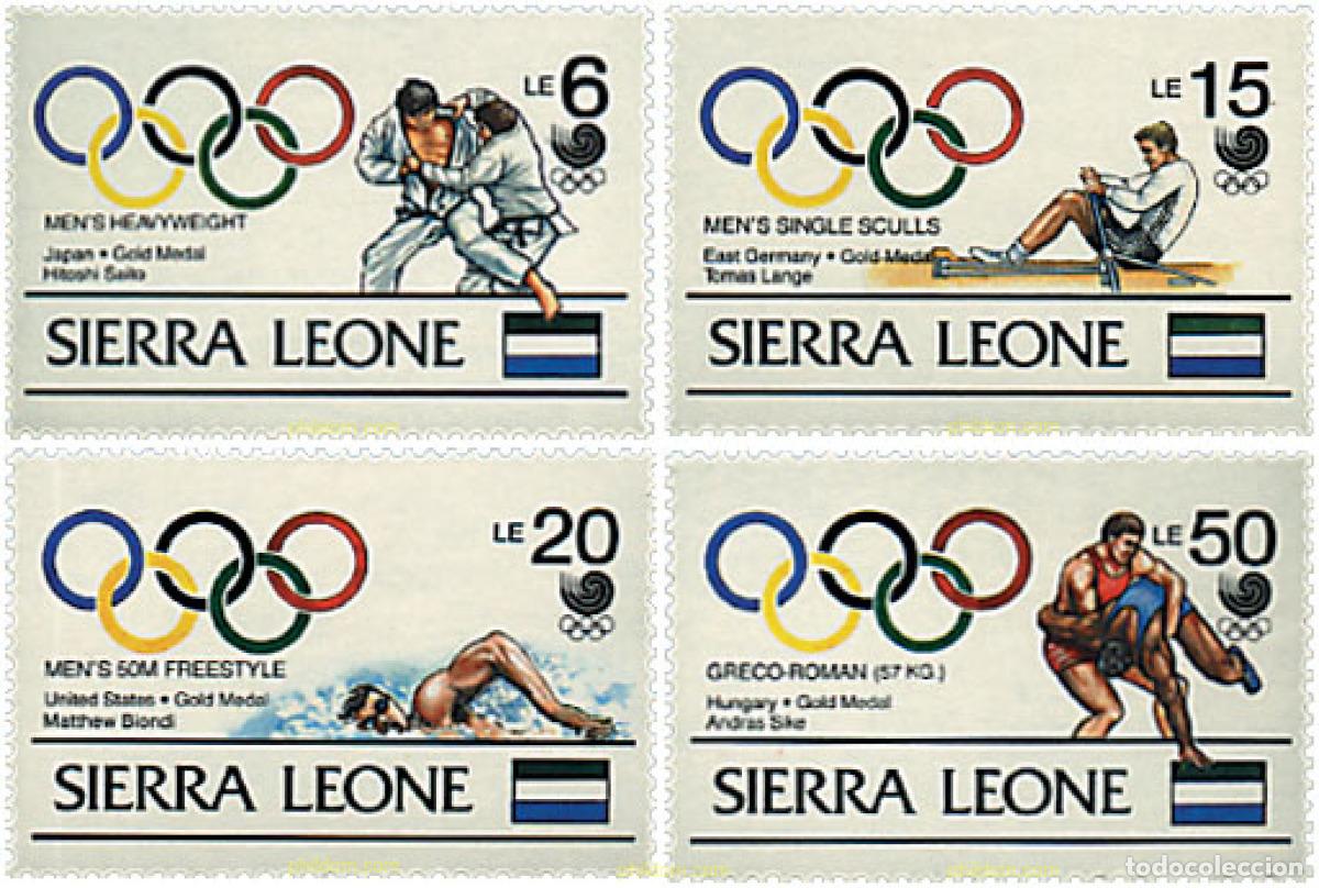 Sellos: 329428 MNH SIERRA LEONA 1989 24 JUEGOS OLIMPICOS VERANO SEUL 1988