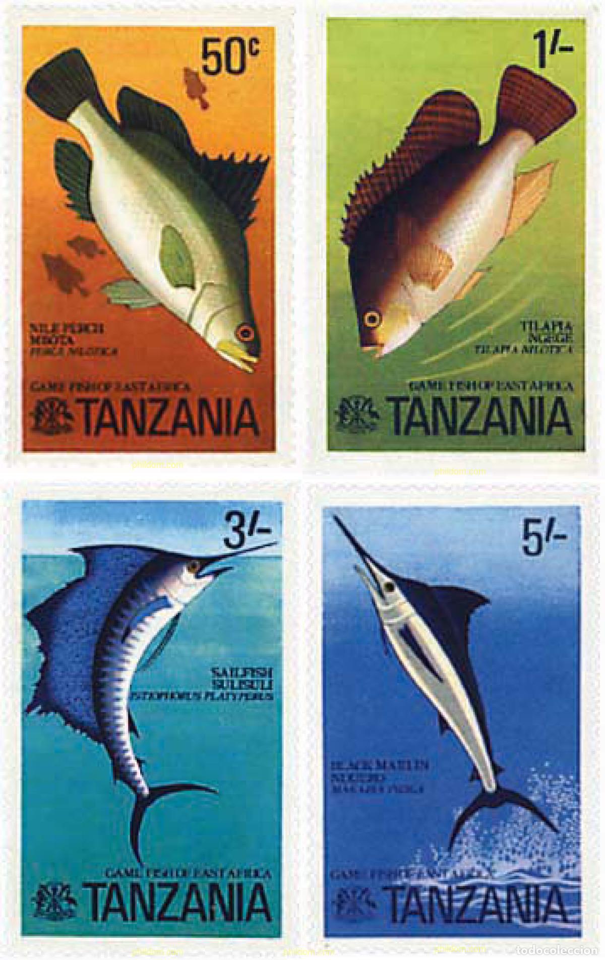 Sellos: 41270 MNH TANZANIA 1977 PESCA