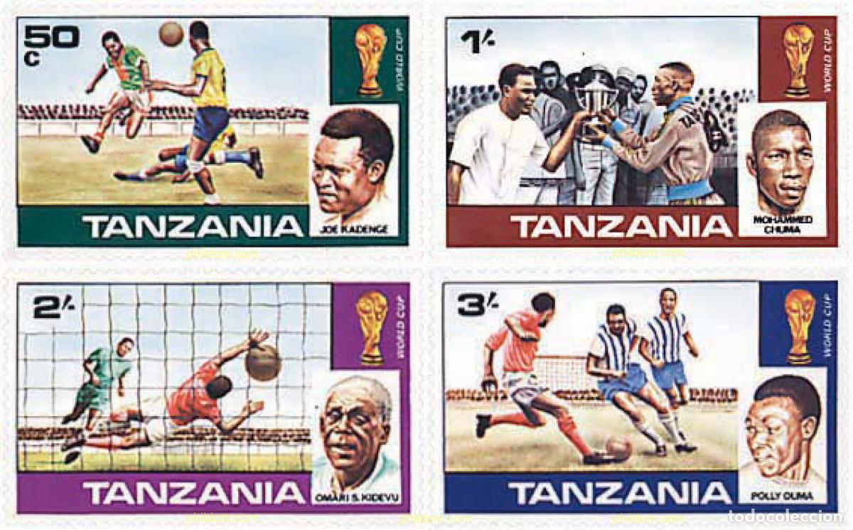 Sellos: 27729 MNH TANZANIA 1978 COPA DEL MUNDO DE FUTBOL. ARGENTINA-78