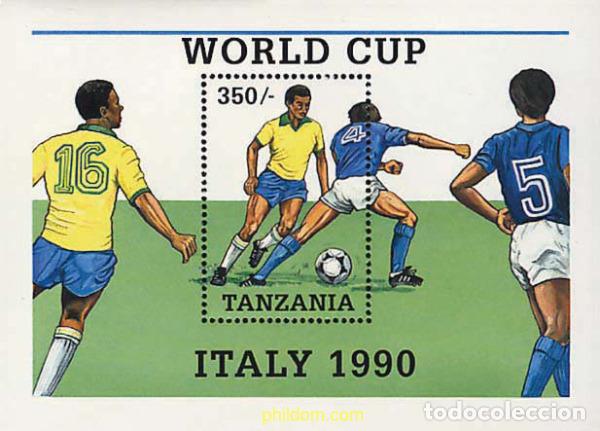 Briefmarken: 365233 MNH TANZANIA 1990 COPA DEL MUNDO DE FUTBOL. ITALIA-90