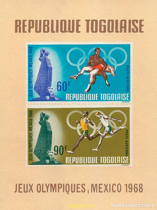 Francobolli: 54424 MNH TOGO 1968 19 JUEGOS OLIMPICOS VERANO MEXICO 1968