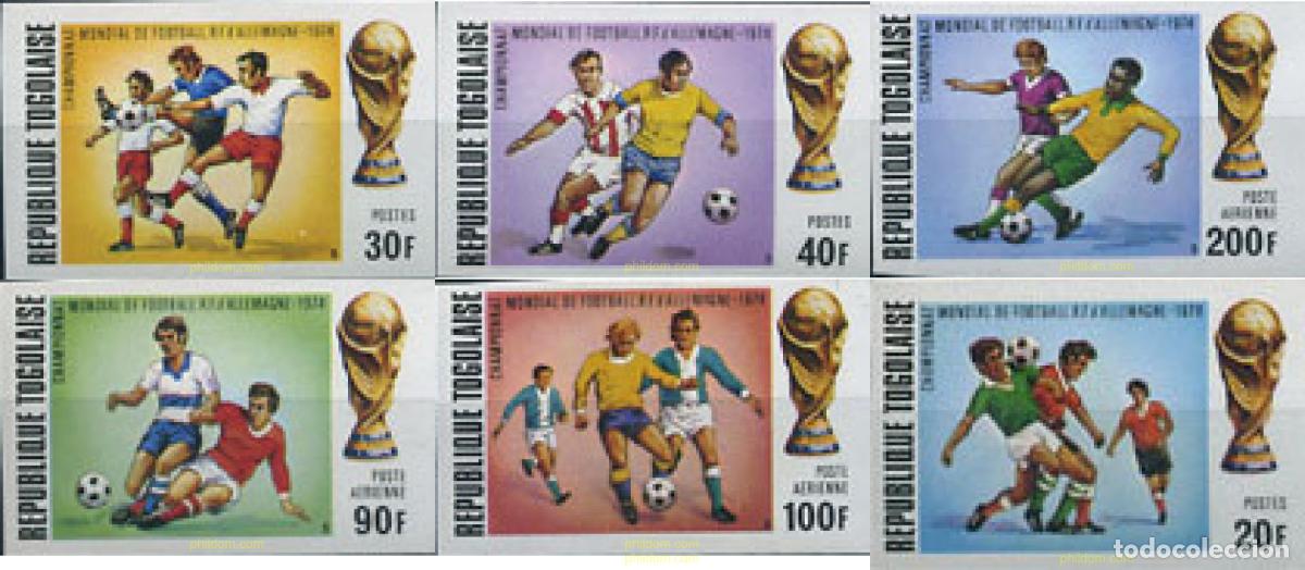 Sellos: 13352 MNH TOGO 1974 COPA DEL MUNDO DE FUTBOL. ALEMANIA-74