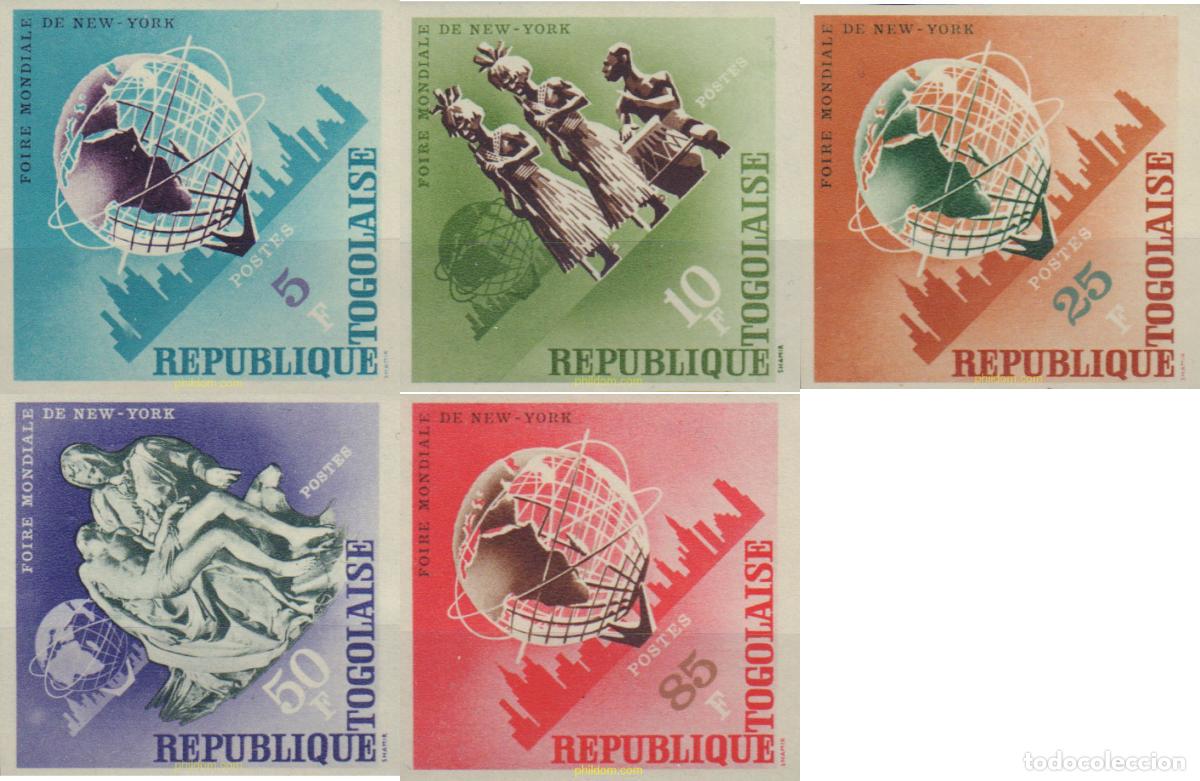 Sellos: 122172 MNH TOGO 1965 EXPOSICION INTERNACIONAL DE NUEVA YORK
