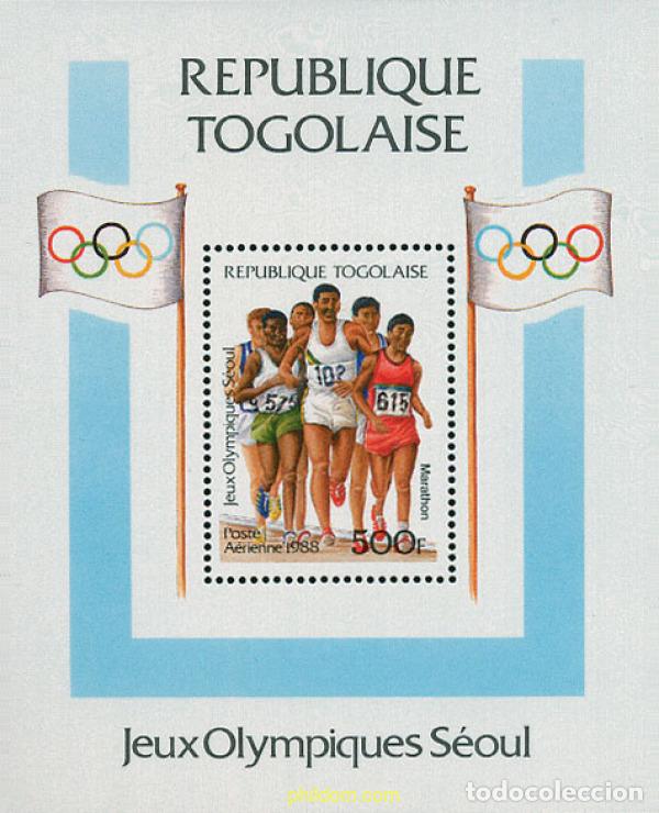 Selos: 51877 MNH TOGO 1988 24 JUEGOS OLIMPICOS VERANO SEUL 1988