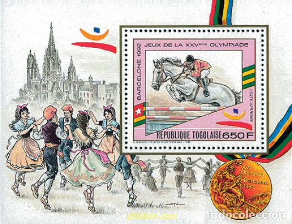 Selos: 79420 MNH TOGO 1989 25 JUEGOS OLIMPICOS VERANO BARCELONA 1992