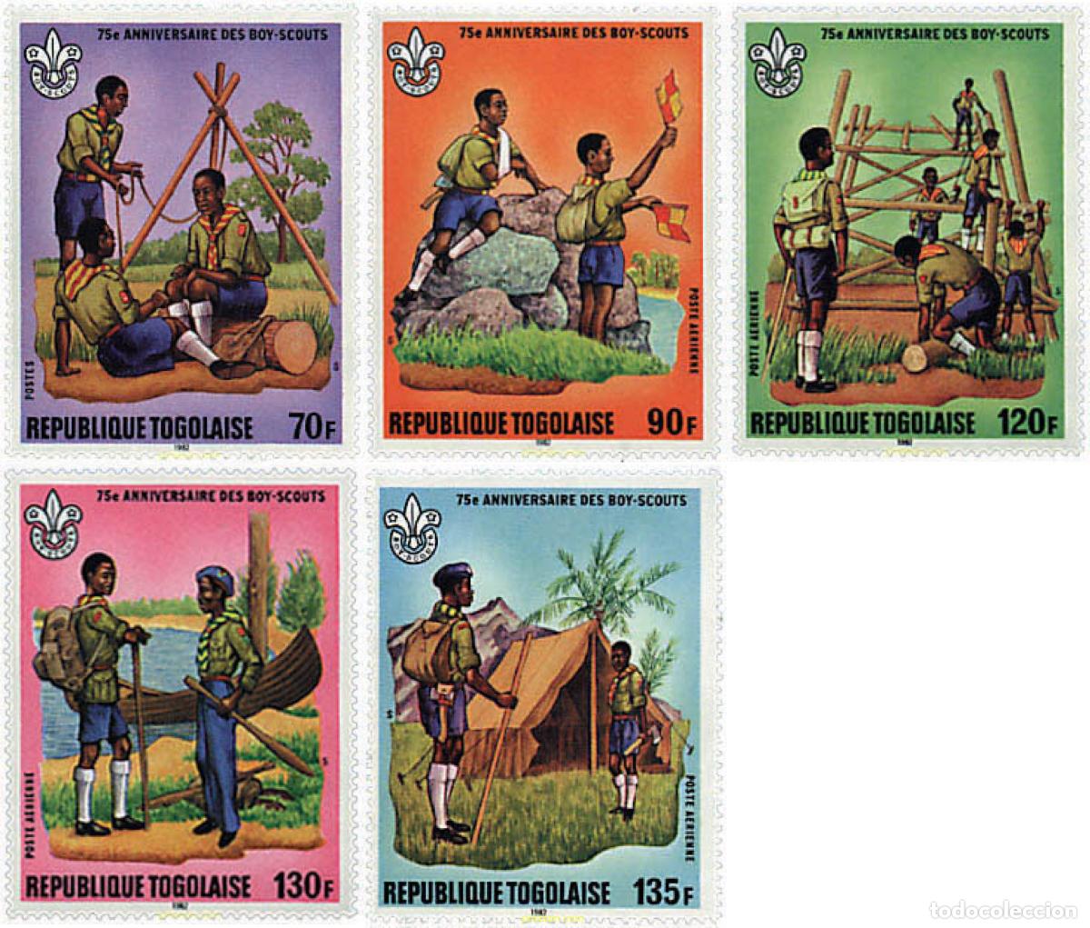 Selos: 38594 MNH TOGO 1982 75 ANIVERSARIO DEL ESCULTISMO