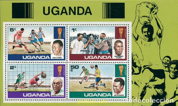 Sellos: 54444 MNH UGANDA 1978 COPA DEL MUNDO DE FUTBOL. ARGENTINA-78