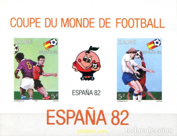 Sellos: 21255 MNH ZAIRE 1981 COPA DEL MUNDO DE FUTBOL. ESPA&Ntilde;A-82
